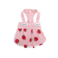 Pet Shirt Strawberry Dress Outfits Clothes Apparel